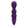 Teardrop Shaped Anal Vibrator - Clear Purple